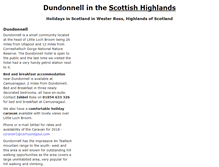 Tablet Screenshot of dundonnell.camusnagaul.com